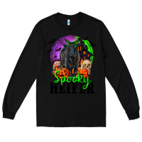 Black spooky heifer black angus Long Sleeve Tee - RanaPortraitStore