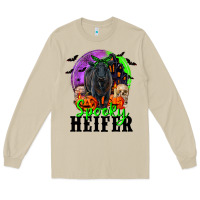 Spooky Heifer Black Angus Long Sleeve Tee | Teevron