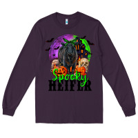 Plum spooky heifer black angus Long Sleeve Tee - RanaPortraitStore