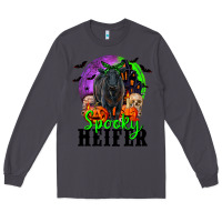 Smoke spooky heifer black angus Long Sleeve Tee - RanaPortraitStore