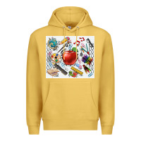 Antique Gold school elements tumbler Premium Hoodie - CowGirlArtShop