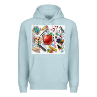 Blue Mist school elements tumbler Premium Hoodie - CowGirlArtShop