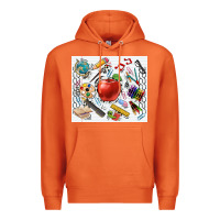 Carrot school elements tumbler Premium Hoodie - CowGirlArtShop
