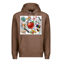 Chestnut school elements tumbler Premium Hoodie - CowGirlArtShop