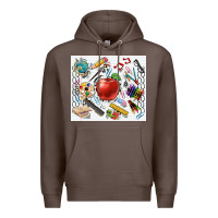 Coffee school elements tumbler Premium Hoodie - CowGirlArtShop