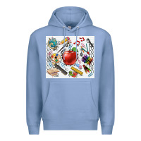 Colony Blue school elements tumbler Premium Hoodie - CowGirlArtShop