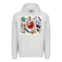 Dove Grey school elements tumbler Premium Hoodie - CowGirlArtShop