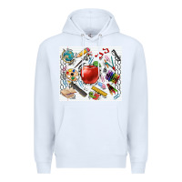 White school elements tumbler Premium Hoodie - CowGirlArtShop