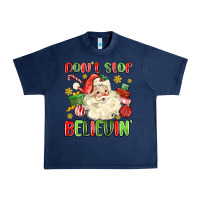 Navy don't stop believin' Urban Heavy Tee - MaliasSmallBusiness