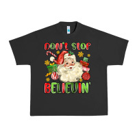 Pigment Black don't stop believin' Urban Heavy Tee - MaliasSmallBusiness
