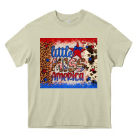 Mossy little miss america Heavy Core Tee - Artiststas