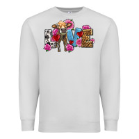 Dove Grey love with cow olivia Premium Sweatshirt - OliviaCreatesArt