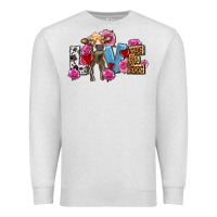 Oatmeal Heather love with cow olivia Premium Sweatshirt - OliviaCreatesArt