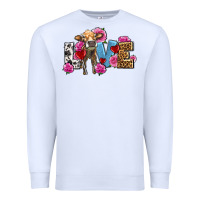 White love with cow olivia Premium Sweatshirt - OliviaCreatesArt