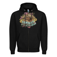 Black Southern Memal western flowers Zipper Hoodie - HowdyJamesFarm