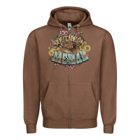 Chestnut Southern Memal western flowers Zipper Hoodie - HowdyJamesFarm