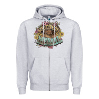 Heather Grey Southern Memal western flowers Zipper Hoodie - HowdyJamesFarm