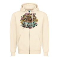 Sandshell Southern Memal western flowers Zipper Hoodie - HowdyJamesFarm