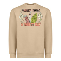Mushroom smoke away a sh tty day Heavyweight Sweatshirt - Artiststas
