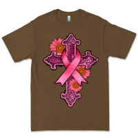 Cacao breast cancer cross Premium Tee - AdoDesignShop