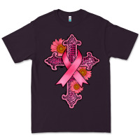 Plum breast cancer cross Premium Tee - AdoDesignShop