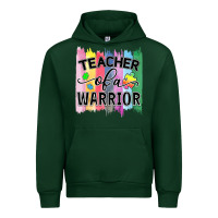 Forest Green Teacher of a warrior Urban Hoodie - CowhideDigitalArt