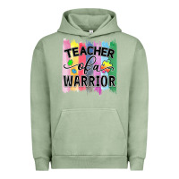 Pigment Oil Green Teacher of a warrior Urban Hoodie - CowhideDigitalArt