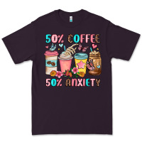 Plum half teacher half coffee Premium Tee - JahusDesignShop