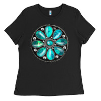 Black gemstone Ladies Tee - JahusDesignShop