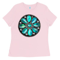 Bubblegum Pink gemstone Ladies Tee - JahusDesignShop