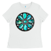 White gemstone Ladies Tee - JahusDesignShop
