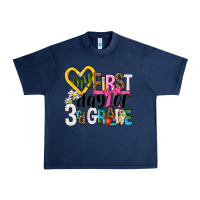 Navy my first day of 3rd grade Urban Heavy Tee - NancyCooperArtShop