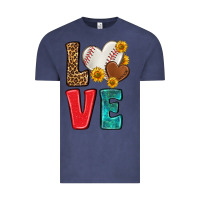 Vintage Denim western love baseball Vintage Tee - NancyCooperArtShop