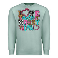 Seafoam love more worry less olivia Premium Sweatshirt - OliviaCreatesArt