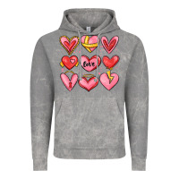 Cloud Rock sketch hearts Vintage Hoodie - MaliasSmallBusiness