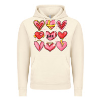 Vintage Artic sketch hearts Vintage Hoodie - MaliasSmallBusiness
