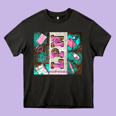 Lpn Licenced Practical Nurse And Element Heavy Core Tee Designed By Adodesignshop
