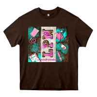Chocolate Brown lpn licenced practical nurse and element Heavy Core Tee - AdoDesignShop