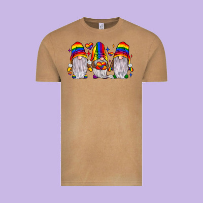 Pride Gnome Vintage Tee Designed By Jahusdesignshop