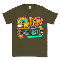 Army Green hello kindergarten Classic Tee - NancyCooperArtShop