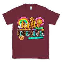 Burgundy hello kindergarten Classic Tee - NancyCooperArtShop