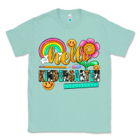 Seafoam hello kindergarten Classic Tee - NancyCooperArtShop