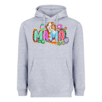 Heather Grey Western Mama Easter Heavyweight Hoodie - CowGirlArtShop