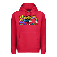Cardinal Peace love pride Premium Hoodie - CowGirlArtShop