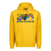 Lemon Peace love pride Premium Hoodie - CowGirlArtShop