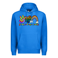 True Royal Peace love pride Premium Hoodie - CowGirlArtShop