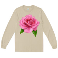Mushroom Perfume Delight Rose Long Sleeve Tee - LillyAllenDesigns