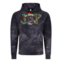 Cloud Black christmas joy pitbull Vintage Hoodie - RanaPortraitStore