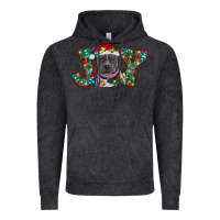 Vintage Black christmas joy pitbull Vintage Hoodie - RanaPortraitStore
