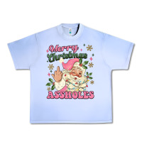 Grape Ice merry christmas assholes Urban Heavy Tee - MaliasSmallBusiness